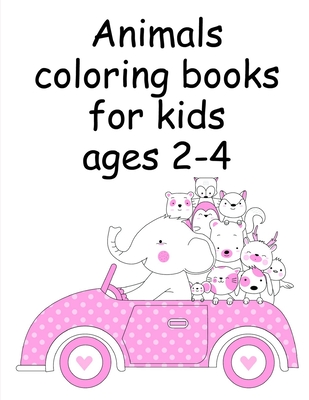 Animals coloring books for kids ages 2-4: Funny, Beautiful and Stress Relieving Unique Design for Baby, kids learning (Desert Animals #8) Cover Image