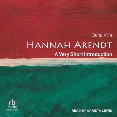 Hannah Arendt: A Very Short Introduction Cover Image