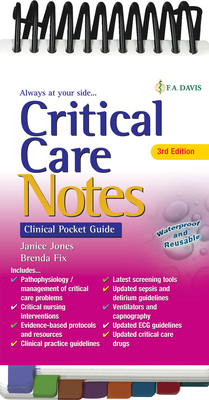 Critical Care Notes: Clinical Pocket Guide: Clinical Pocket Guide By Janice Jones, Brenda Fix Cover Image
