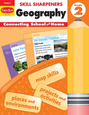 Skill Sharpeners: Geography, Grade 2 Workbook By Evan-Moor Corporation Cover Image