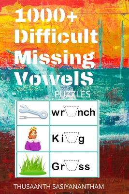 1000+ Difficult Missing Vowel Hard Puzzle Cover Image