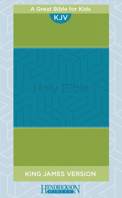 KJV Kids Bible, Flexisoft (Red Letter, Imitation Leather, Blue/Green) By Hendrickson Publishers (Created by) Cover Image