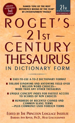Roget's 21st Century Thesaurus, Third Edition (21st Century Reference) Cover Image