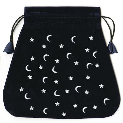 Moon and Stars Velvet Lo Scarabeo Bag (Bolsas de Lo Scarabeo Tarot Bags From Lo Scarabeo)