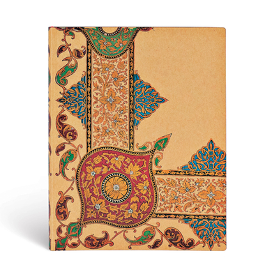 Visions of Paisley Ivory Kraft Ultra Lined Softcover Journal, 176pg, 100GSM by Paperblanks (Lyon Florals)