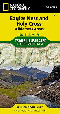 Eagles Nest and Holy Cross Wilderness Areas Map (National Geographic Trails Illustrated Map #149) By National Geographic Maps Cover Image