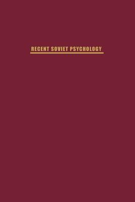 Recent Soviet Psychology Cover Image