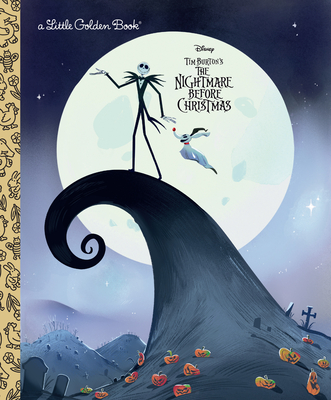 Tim Burton's The Nightmare Before Christmas (Disney) (Little Golden Book) Cover Image