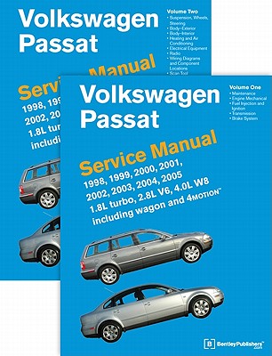 Volkswagen Passat (B5) Service Manual: 1998, 1999, 2000, 2001, 2002, 2003, 2004, 2005: 1.8l Turbo, 2.8l V6, 4.0l W8 Including Wagon and 4motion Cover Image