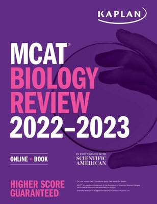 MCAT Biology Review 2022-2023: Online + Book (Kaplan Test Prep)