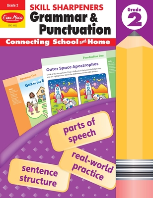 Skill Sharpeners: Grammar & Punctuation, Grade 2 Workbook By Evan-Moor Corporation Cover Image