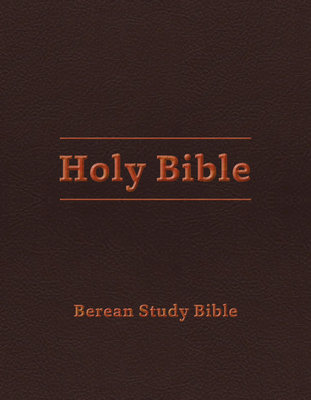 Berean Study Bible (Burgundy Leatherlike) Cover Image