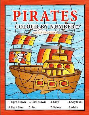 Pirate Coloring Books for Kids Ages 4-8: Ahoy Pirate Books for