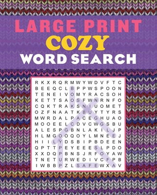 Large Print Cozy Word Search (Large Print Puzzle Books) Cover Image