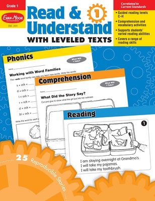 Read and Understand with Leveled Texts, Grade 1 Teacher Resource (Read & Understand with Leveled Texts) Cover Image