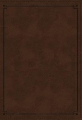 NKJV Study Bible, Imitation Leather, Brown, Red Letter Edition, Indexed, Comfort Print: The Complete Resource for Studying God's Word Cover Image