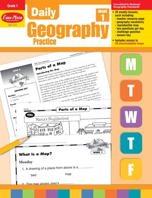 Daily Geography Practice: Grade 1 By Evan-Moor Corporation Cover Image