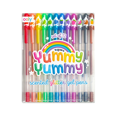 Yummy Yummy Scented Glitter Gel Pens 2.0 - Set of 12 Cover Image