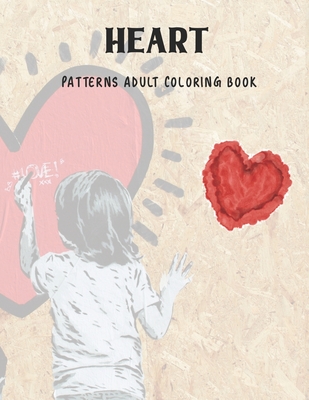 Adult Coloring book with stress relieving Heart patterns - shop