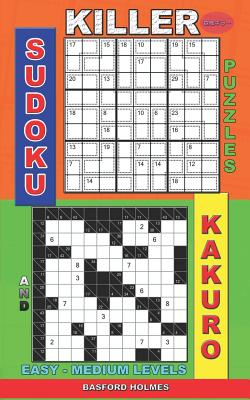 killer sudoku puzzles and kakuro easy medium levels paperback gramercy books