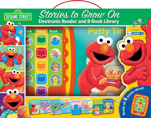 Sesame Street: Stories to Grow on: Me Reader Jr: 8-Book Library and Electronic Reader [With Electronic Reader and Battery] Cover Image
