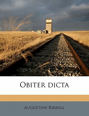 Obiter Dicta Cover Image