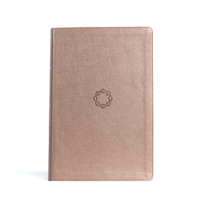 KJV Essential Teen Study Bible, Rose Gold LeatherTouch, Indexed Cover Image