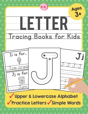 Letter Tracing Books for Kids Ages 3-5: A Beginning Letter Tracing Book for  Toddlers (A-Z) With Activity Book for Kids (Large Print / Paperback)