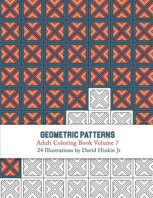 Geometric Patterns - Adult Coloring Book Vol. 7 Cover Image