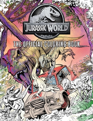 Jurassic World: The Official Coloring Book Cover Image