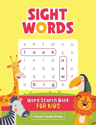 Sight Words Word Search Book for Kids: High-Frequency Words Activity Book - Dolch Sight Words Puzzles for Second and Third Graders By Clever Panda Press Cover Image