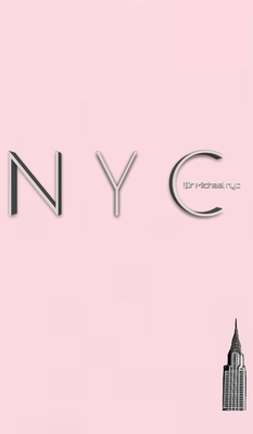 NYC iconic Chrysler building powder pink creative blank journal $ir Michael designer limited edition: NYC iconic Chrysler building powder pink creativ By Michael Huhn Cover Image