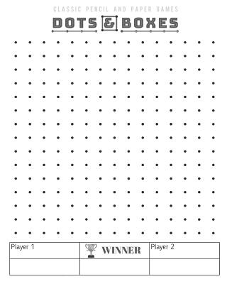 Number Dots & Boxes Game Book: A Fun Twist To The Dot & Box Game For Hours  Of Fun!: 99 Pages Of Dot & Box Games With Numbers. A Fun And Excellent