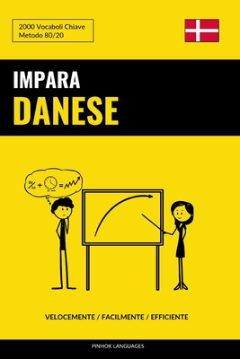 Impara il Danese - Velocemente / Facilmente / Efficiente: 2000 Vocaboli Chiave By Pinhok Languages Cover Image
