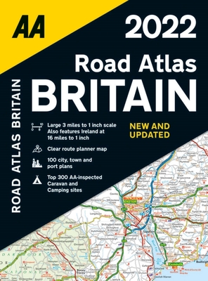 Road Atlas Britain SP 2022 By AA Publishing Cover Image