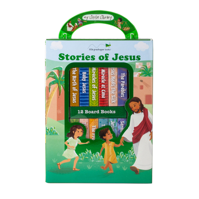 My Little Library: Stories of Jesus (12 Board Books) Cover Image