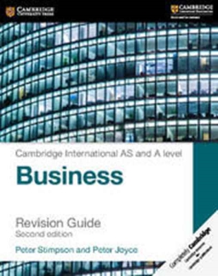 Cambridge International AS and A Level Business Revision Guide By Peter Stimpson, Peter Joyce Cover Image
