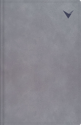Biblia de Estudio Nbla, Leathersoft, Gris, Interior a DOS Colores By Nbla-Nueva Biblia de Las Américas, Vida Cover Image