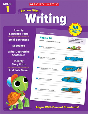 Scholastic Success with Writing Grade 1 Workbook By Scholastic Teaching Resources Cover Image