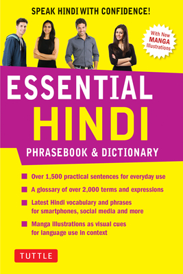 Essential Hindi Phrasebook & Dictionary: Speak Hindi with Confidence! (Revised Edition) Cover Image