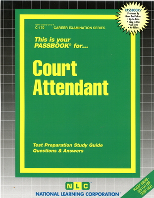 Court Attendant/Security Officer: Passbooks Study Guide (Career Examination Series) Cover Image