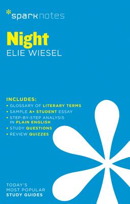 Night Sparknotes Literature Guide: Volume 48 By Sparknotes, Elie Wiesel, Sparknotes Cover Image