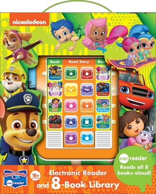 Nickelodeon: Me Reader Electronic Reader and 8-Book Library Sound Book Set [With Other and Battery] By Pi Kids, Emily Skwish, Fabrizio Petrossi (Illustrator) Cover Image
