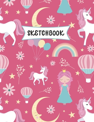 Sketchbook: Cute Pink Unicorn Sketch Book for Kids - Practice Drawing and  Doodling - Sketching Book for Toddlers & Tweens (Paperback)
