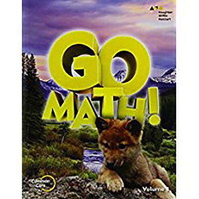 Student Edition Volume 1 Grade 1 2015 (Go Math!) Cover Image