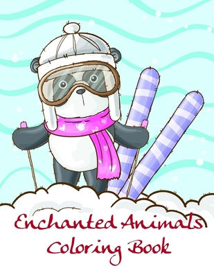Enchanted Animals Coloring Book: Mind Relaxation Everyday Tools from Pets and Wildlife Images for Adults to Relief Stress, ages 7-9 Cover Image