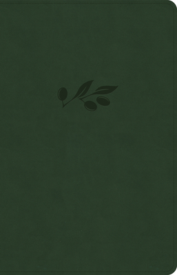 Cover for CSB Thinline Bible, Olive LeatherTouch