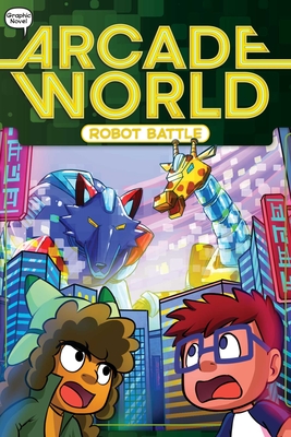 Robot Battle (Arcade World #3) By Nate Bitt, Glass House Graphics (Illustrator) Cover Image