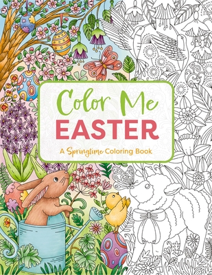 Color Me Easter: An Adorable Springtime Coloring Book Cover Image