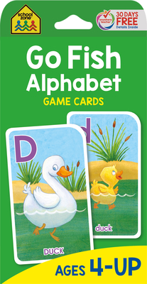 School Zone Go Fish Alphabet Game Cards (Flash Card)